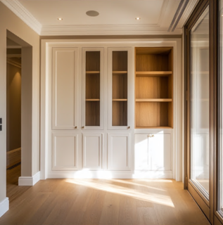 Distribución interior de un armario