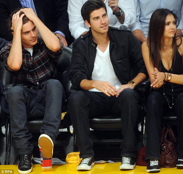 Photo of Zac Efron  & his friend Ryan Rottman