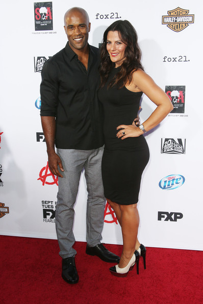 LaMonica Garrett with attractive, Wife  Mina Ivanova 