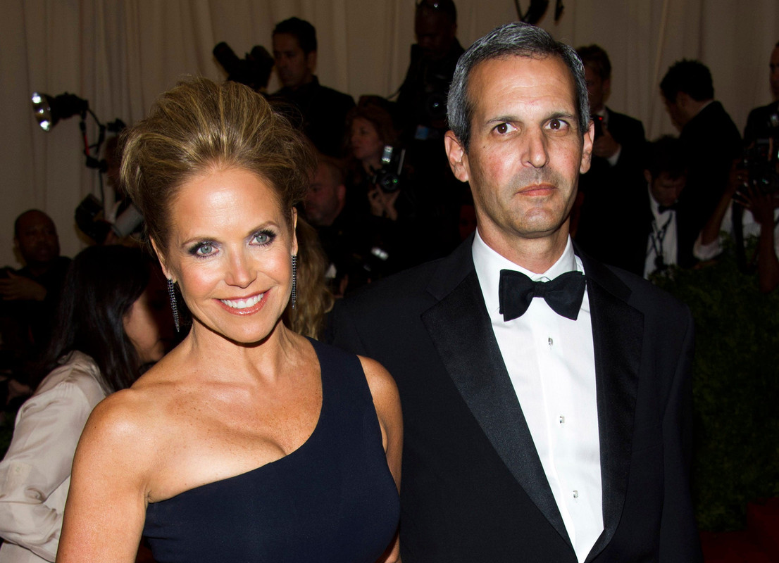 Katie Couric with cool, friendly, Husband John Molner 