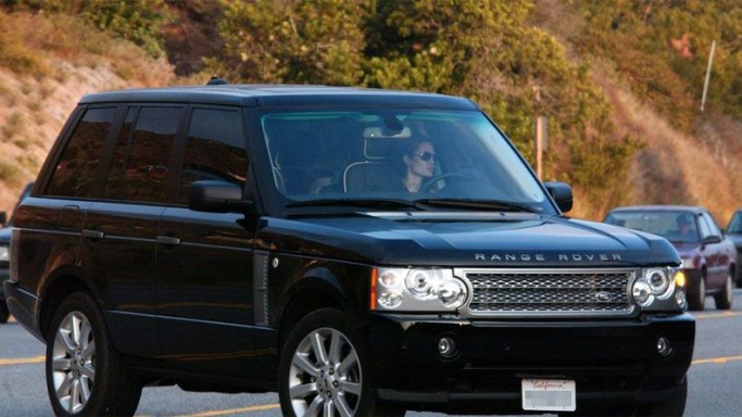 Foto do carro de Angelina Jolie Land Rover Range Rover