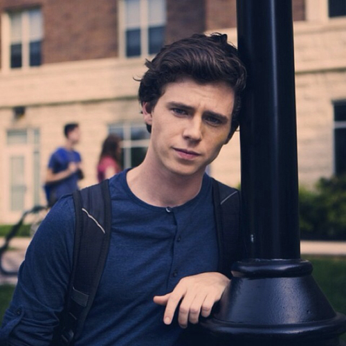 Charlie McDermott  - 2024 Dark brown hair & sexy hair style.
