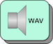 WAV format sound file