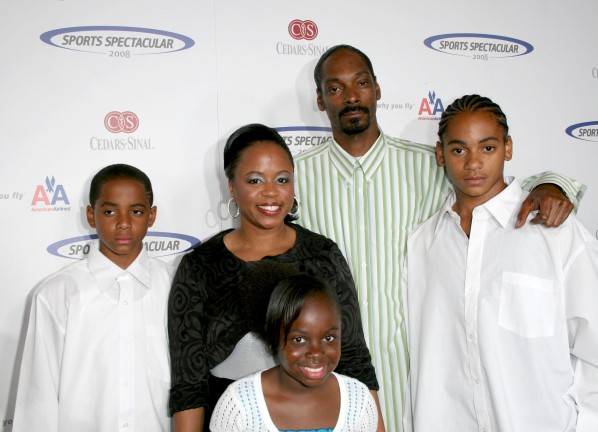    Snoop Dogg con interesante, amigable, encantador, Esposa Shante Taylor 