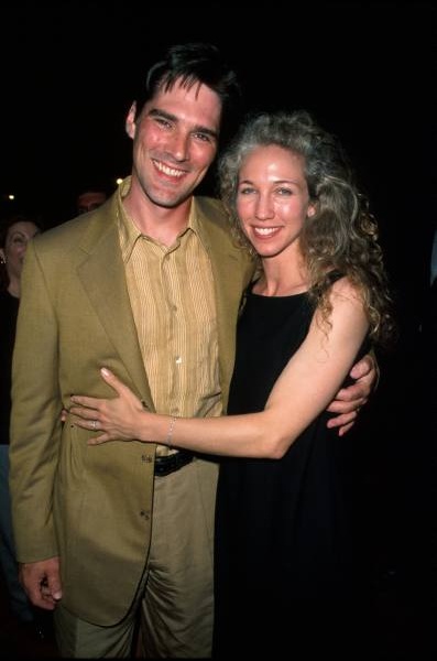 Thomas Gibson mit schöner, Ehefrau Christine Gibson 