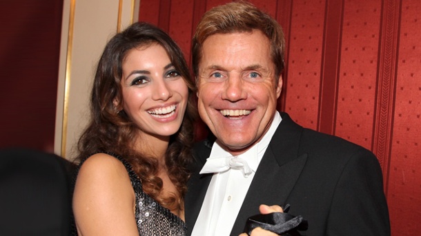    Dieter Bohlen con hermoso, sexy, Novia Carina Walz 