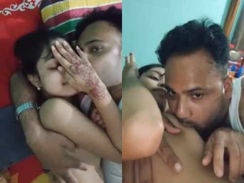 xxxxdp Sexy newly married girl fucking video viral with her hubby
