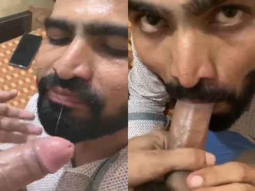 xnxs Desi White Dress Man Suck his office boss dick for promotion