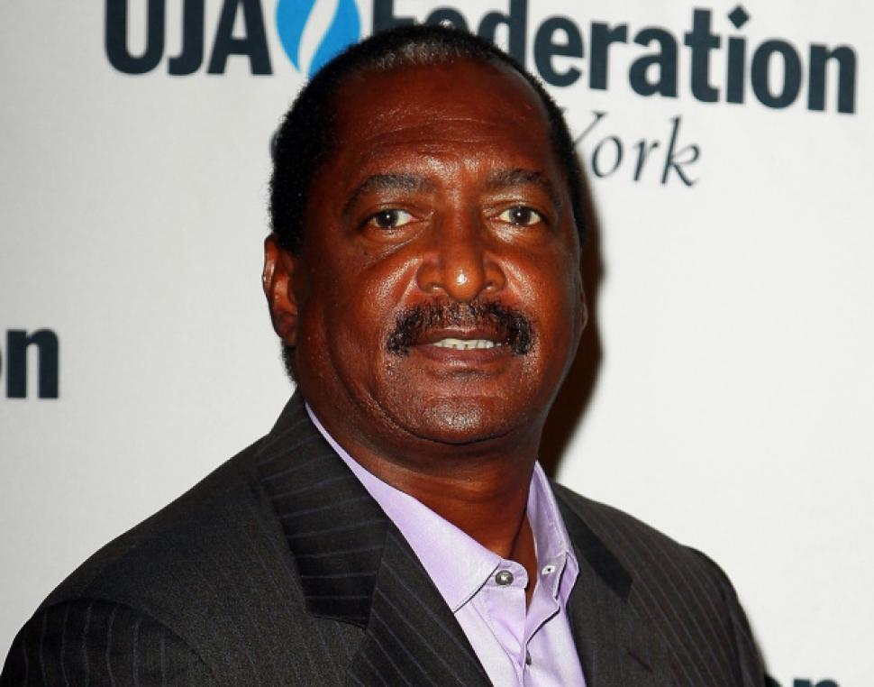 Foto van Solange Knowles  & haar Vader  Mathew Knowles