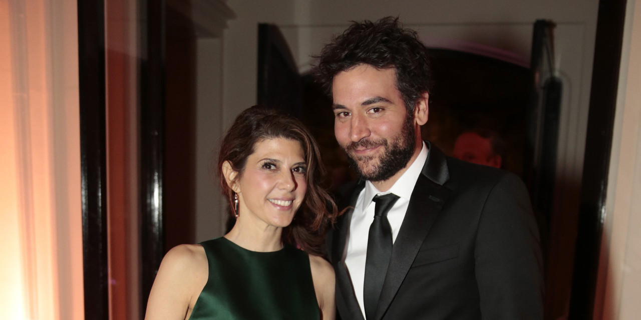 Josh Radnor with Girlfriend Marisa Tomei 