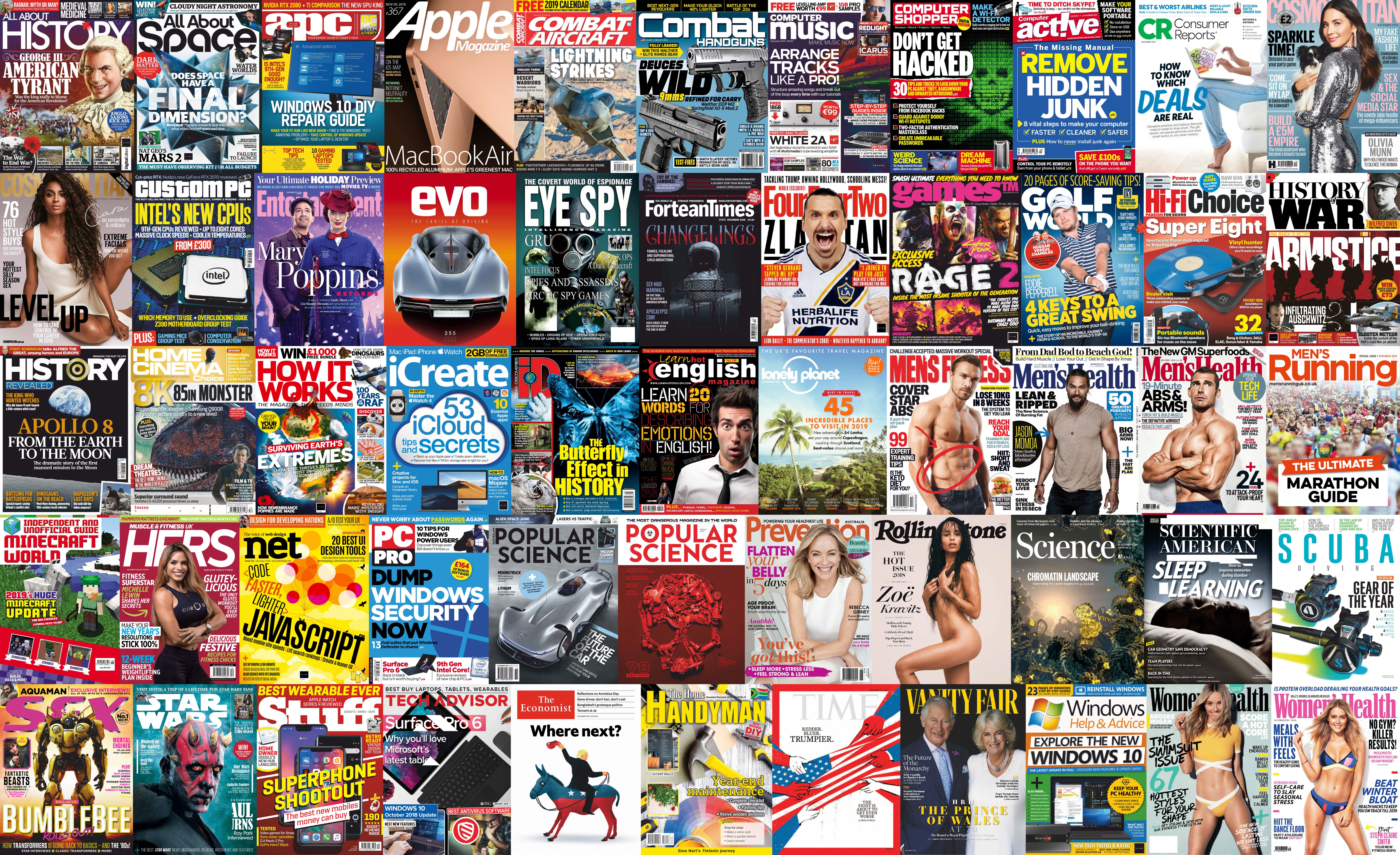Assorted Magazines - November 12, 2018