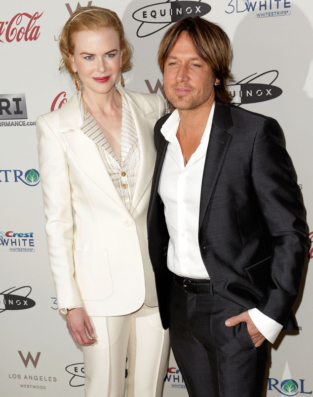 Nicole Kidman with cool, friendly, handsome, Husband Keith Urban 