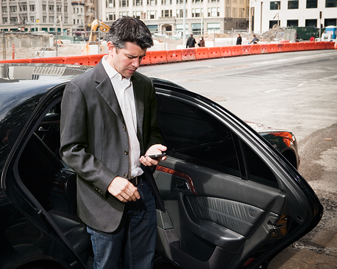 Foto del auto de Travis Kalanick - Mercedes S550