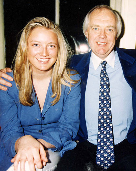 Tim Rice avec jolie, femme Jane McIntosh 