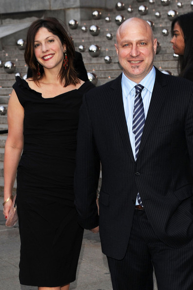 Tom Colicchio avec jolie, femme Lori Silverbush 