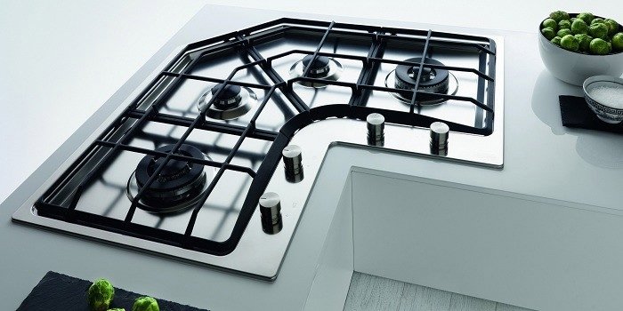 Угловая Газовая Варочная Поверхность