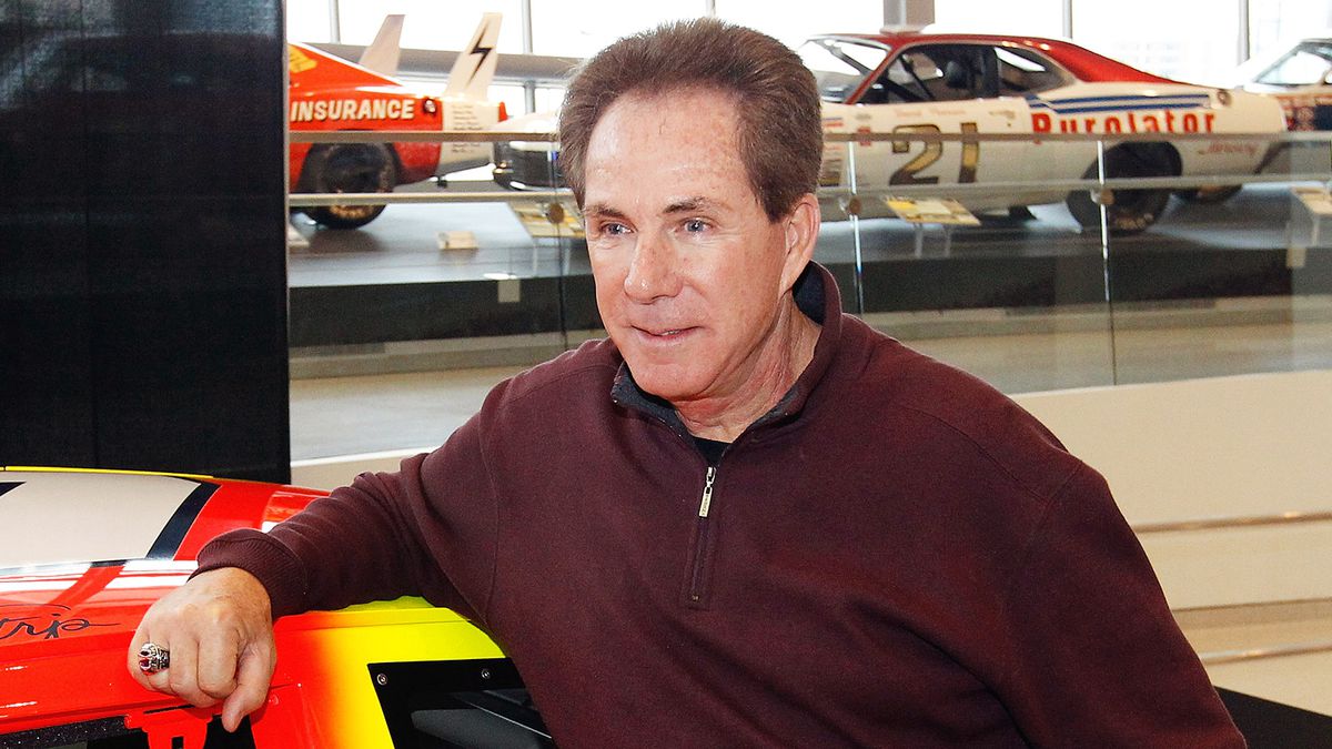 Darrell Waltrip  - 2024 Regular brown hair & alternative hair style.
