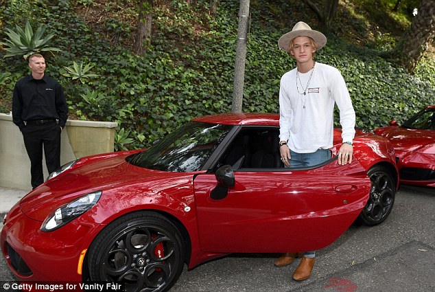 Photo of Cody Simpson  - car
