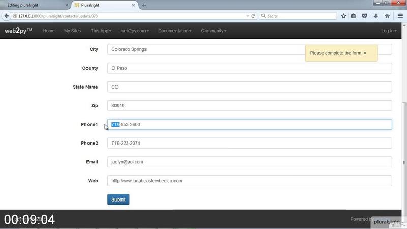 Pluralsight Full Stack Web Development with Python