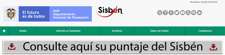 como consultar el puntaje del sisbén