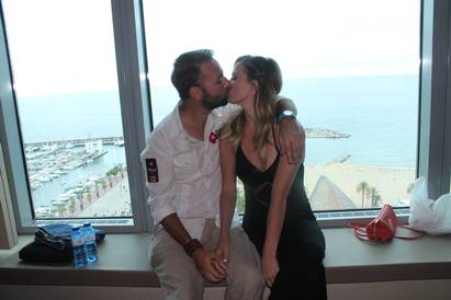 Daniel Negreanu with Girlfriend Marissa Rachelle Rodney 