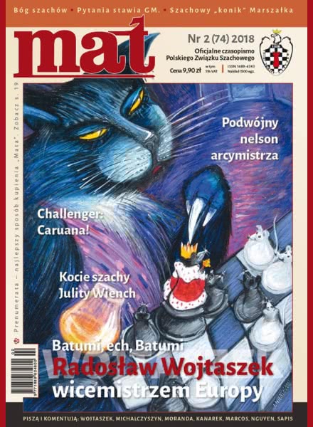 CHESS PERIODICALS :: Czasopismo MAT (Polish Chess Magazine) Mat-74-2018-02