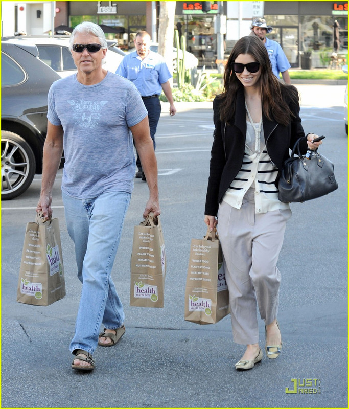 Foto de Jessica Biel  & su Padre  Jonathan Edward Biel