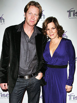 Marcia Gay Harden with cool, friendly, fun, Single  