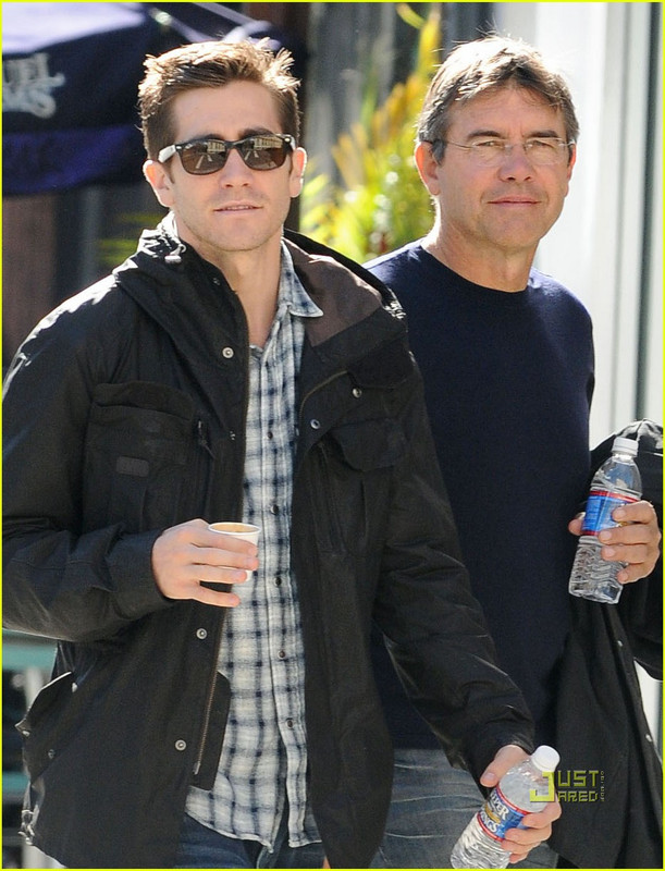 Foto de Jake Gyllenhaal  & su  Padre  Stephen Gyllenhaal