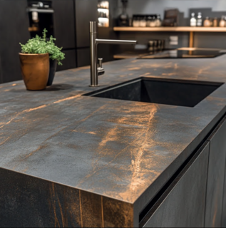 Encimera Neolith en un hogar moderno