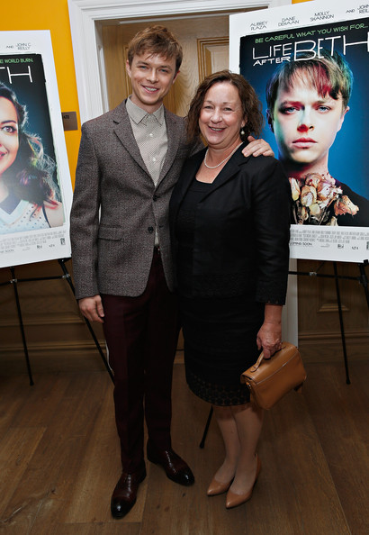 Photo of Dane DeHaan  & his  Mother  Cynthia Boscia