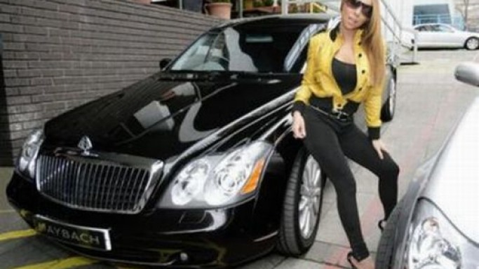 Foto do carro de Mariah Carey Maybach 62