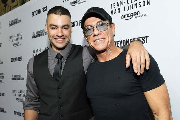 Photo of Jean-Claude Van Damme  & his  Son  Kristopher Van Varenberg