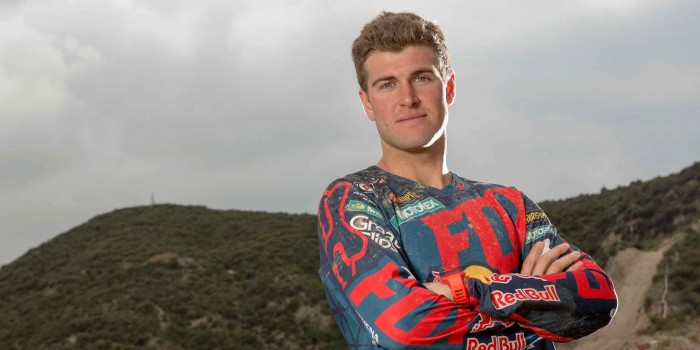 Ryan Dungey  - 2024 Regular brown hair & chic hair style.
