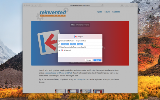 Keep It 1.5.9 macOS