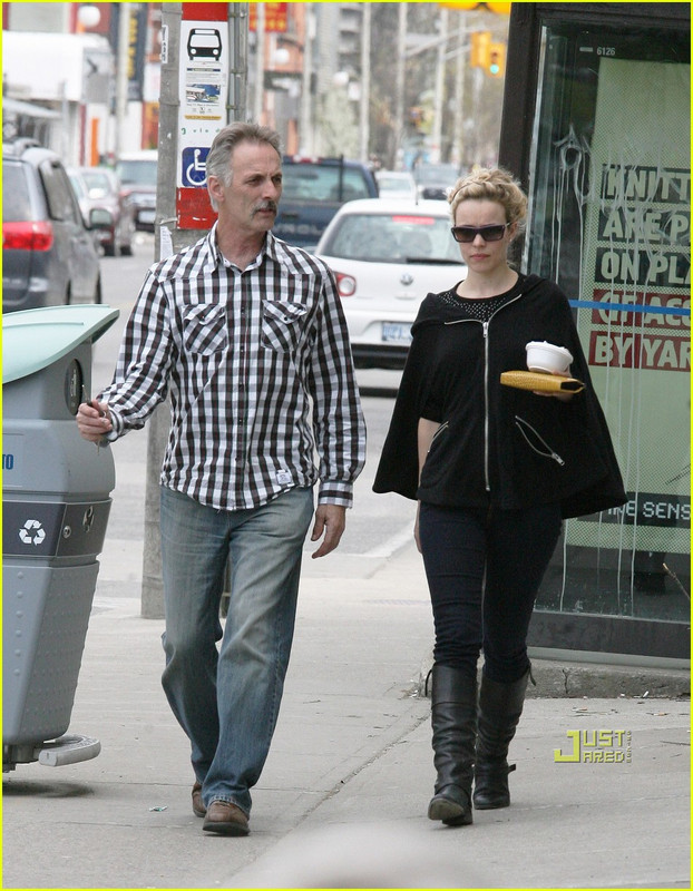 Foto von Rachel McAdams  & irh Vater  Lance McAdams