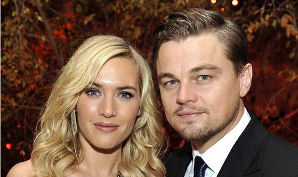 Photo of Kate Winslet  & her friend Leonardo DiCaprio