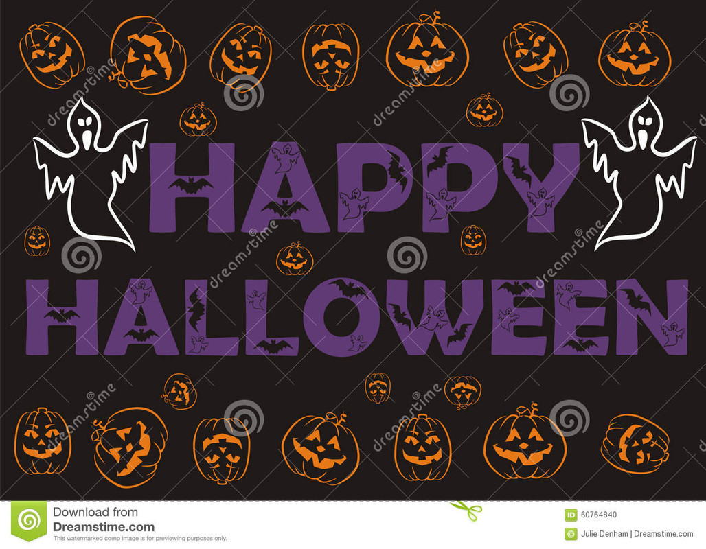 spooky-halloween-wallpaper-background-giftwrap-scary-ghosts-wishing-you-happy-eerie-orange-pumpkins