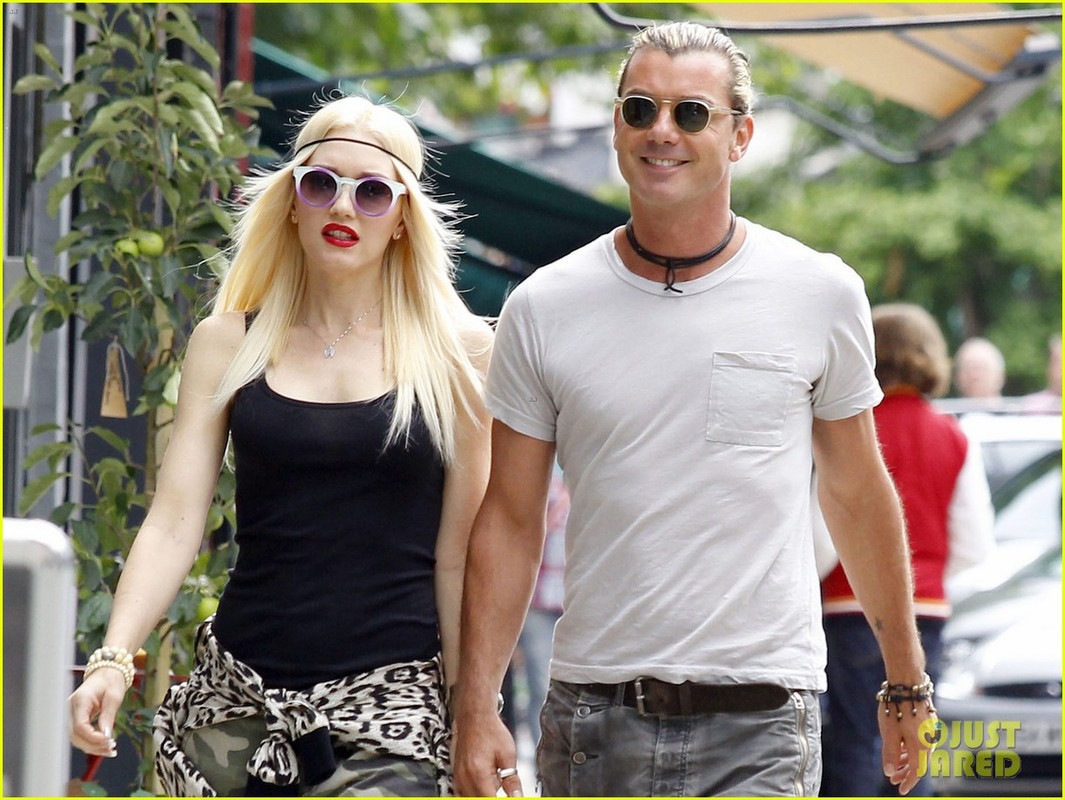    Gwen Stefani con bella, carina, Marito Gavin Rossdale 