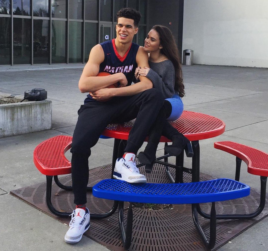    Madison Pettis med Pojkvän Michael Porter Jr. 