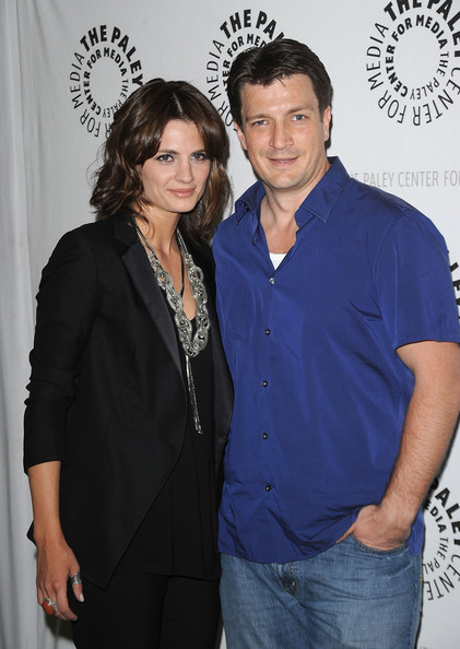    Stana Katic med Kjæreste Nathan Fillion 