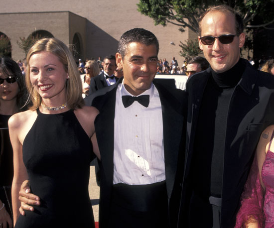 Photo of Anthony Edwards  & his friend George Clooney