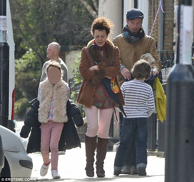 Family photo of the actor, married to Helen McCrory, famous for Homeland, Band of Brothers, The Sweeney.
  