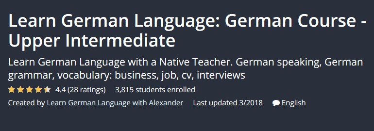 Learn German Language German Course Beginners Intermediate Upper Intermediate