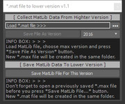 mat file to lower version | ScriptSpot