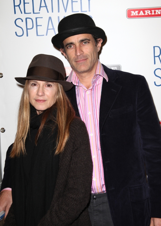 Holly Hunter with cool, friendly, fun, Boyfriend Gordon MacDonald 