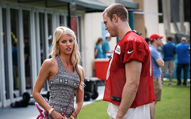 Ryan Tannehill avec délicieuse, femme Lauren Tannehill 