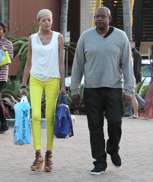 Forest Whitaker with beautiful, Wife Keisha Whitaker 