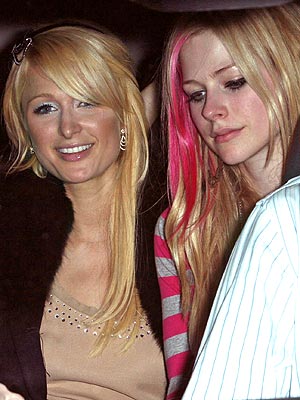 Photo of Avril Lavigne  & her friend Paris Hilton