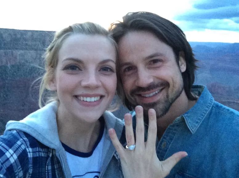 Kara Killmer with handsome, Husband  Andrew Cheney 